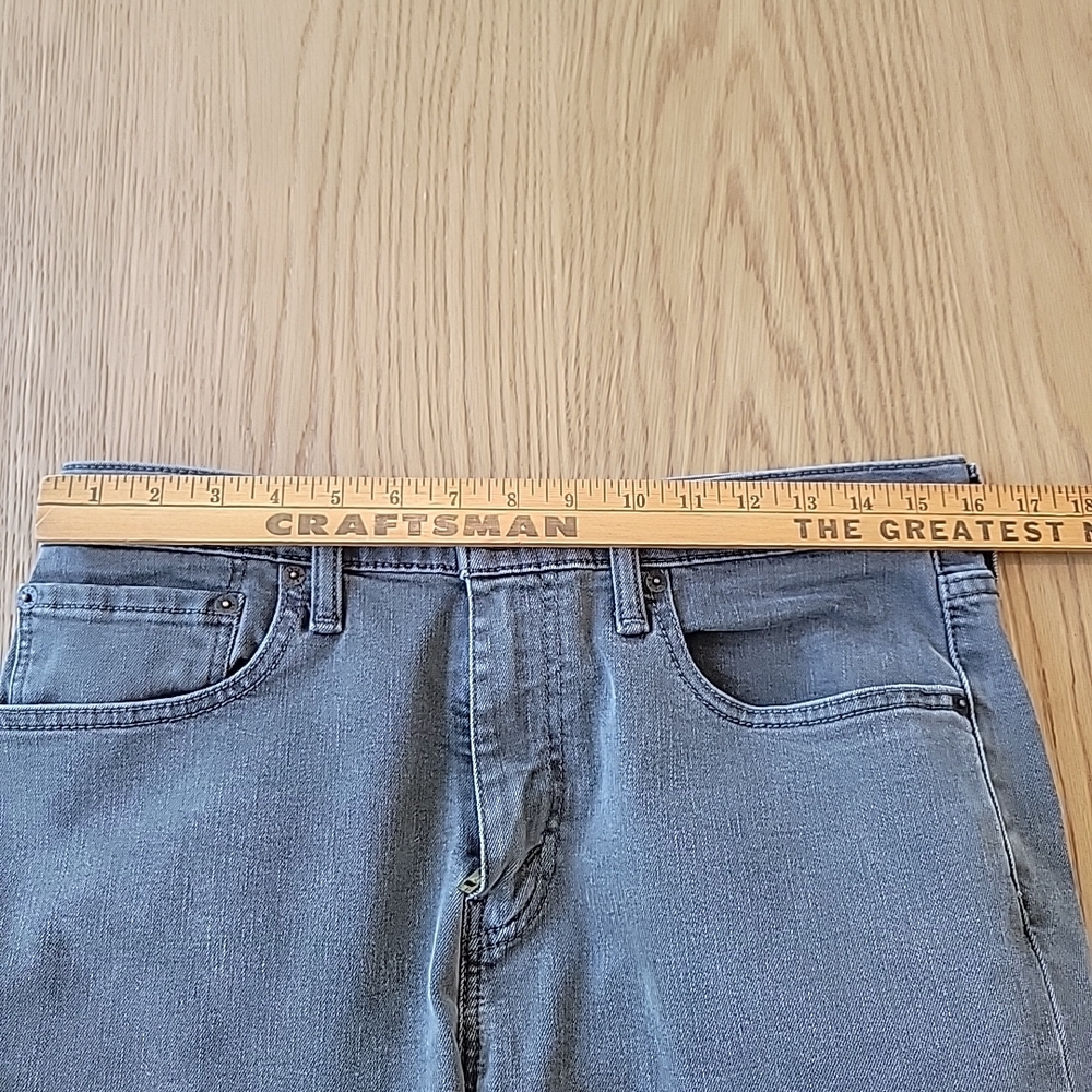 Levis 512 Jeans Men's 32x30 Slim Tapered Black Faded Stretch Casual Gray - Picture 6 of 10